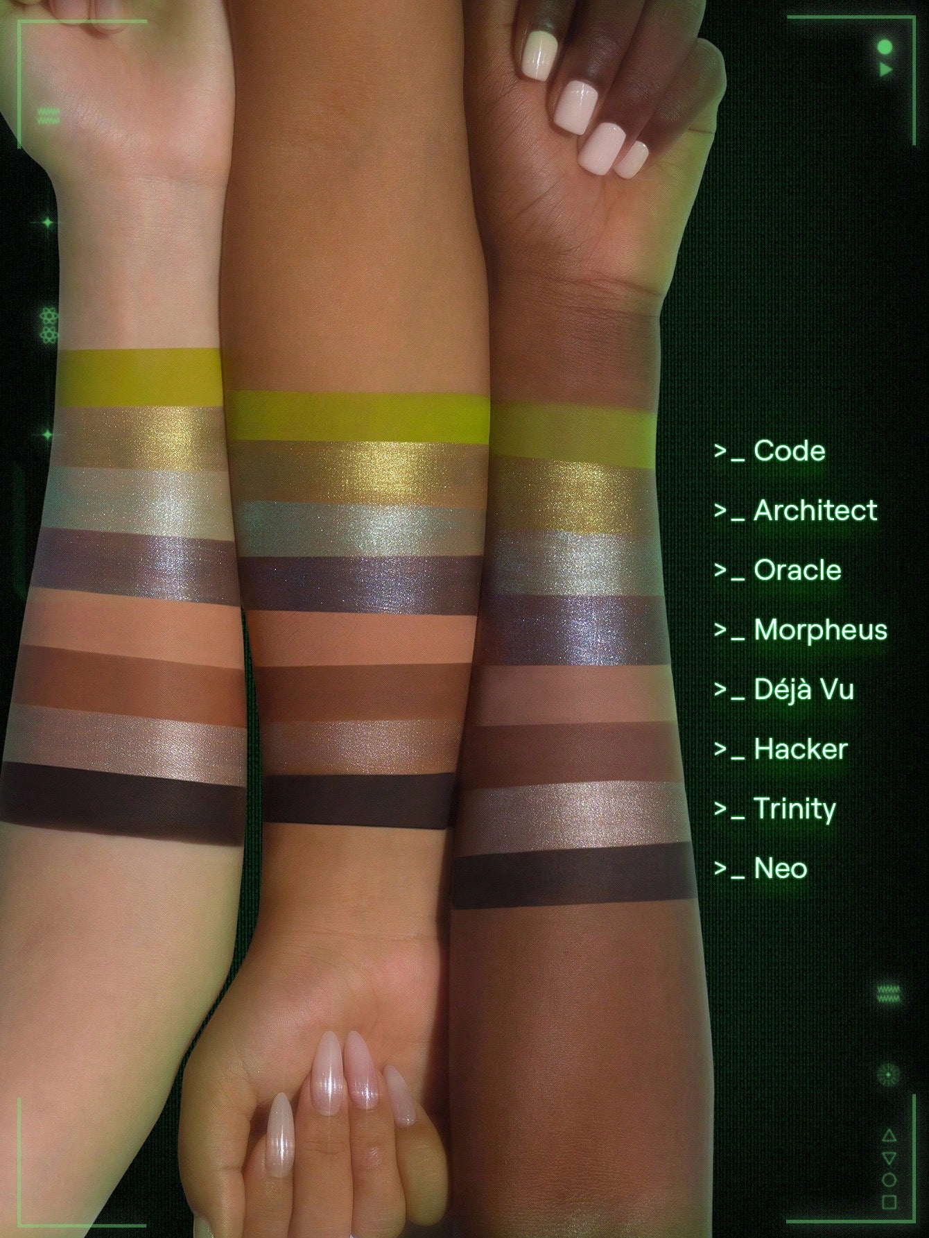 SHEGLAM x The Matrix Resurrections Prophecy Palette — 8 Shades