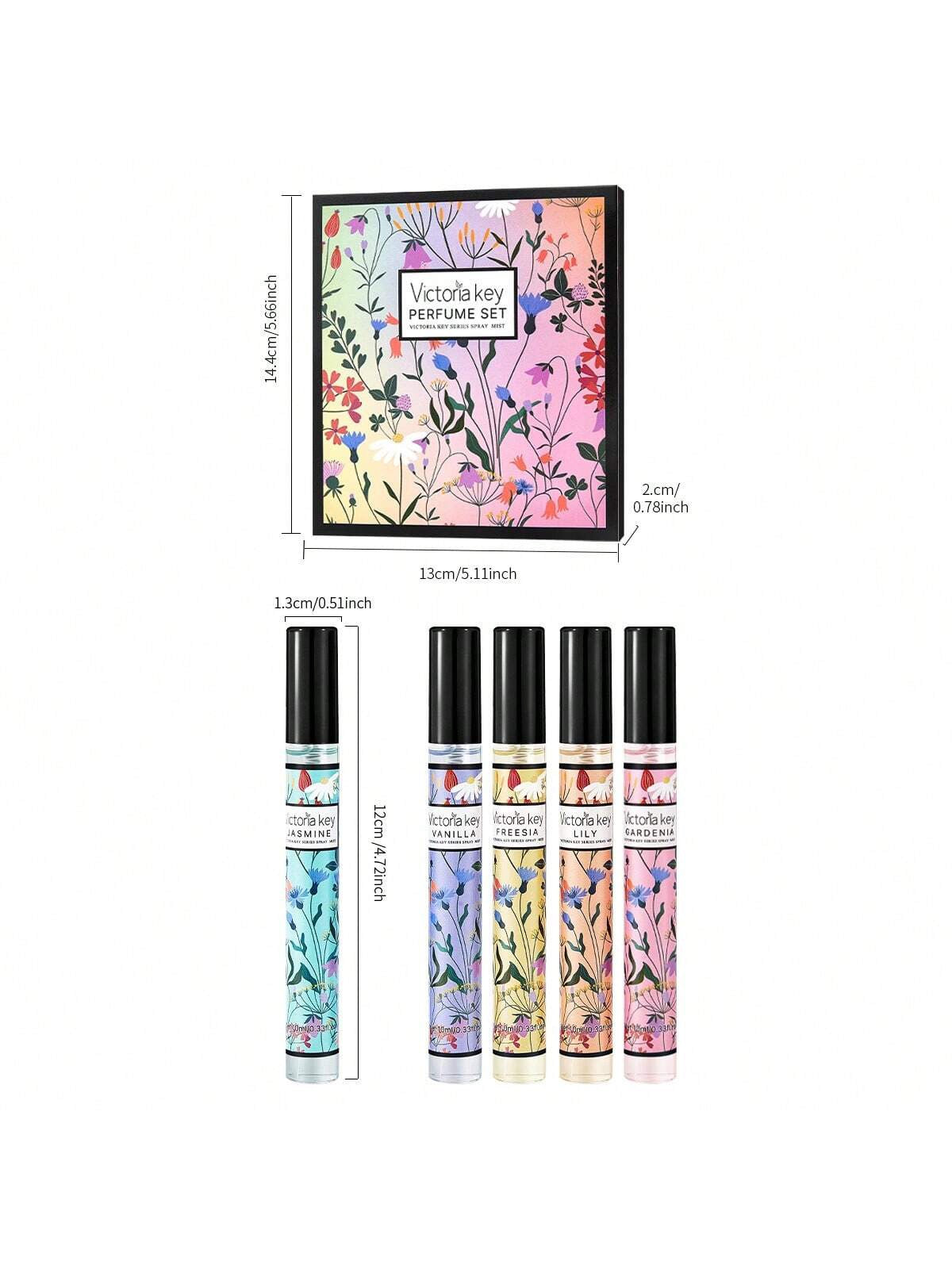 Victoria Key Series Spray Mist Perfume Set — 5 x 10ml / 0.33 fl oz