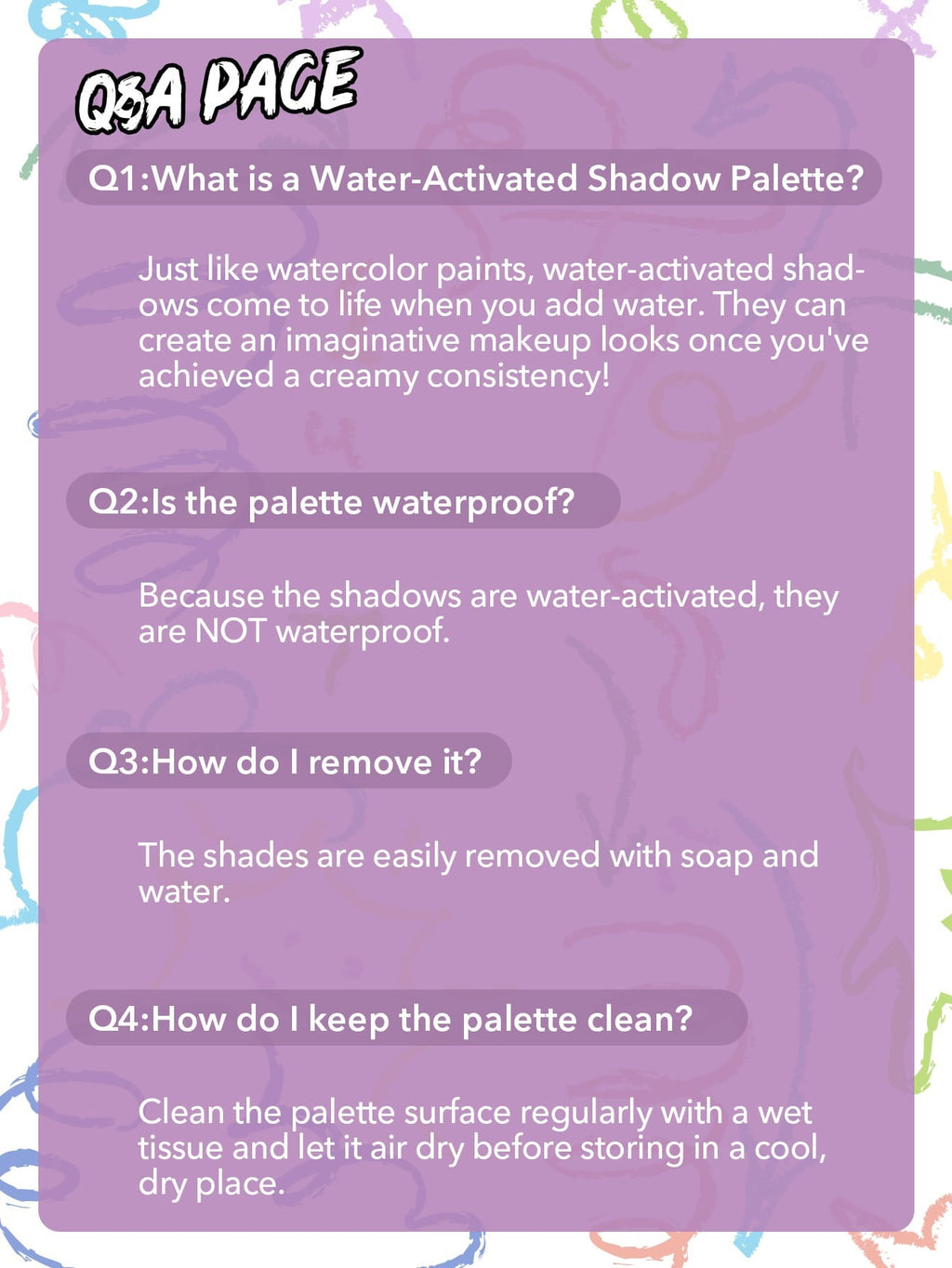 SHEGLAM Art Class Water-Activated Eyeshadow Palette — 6 Shades