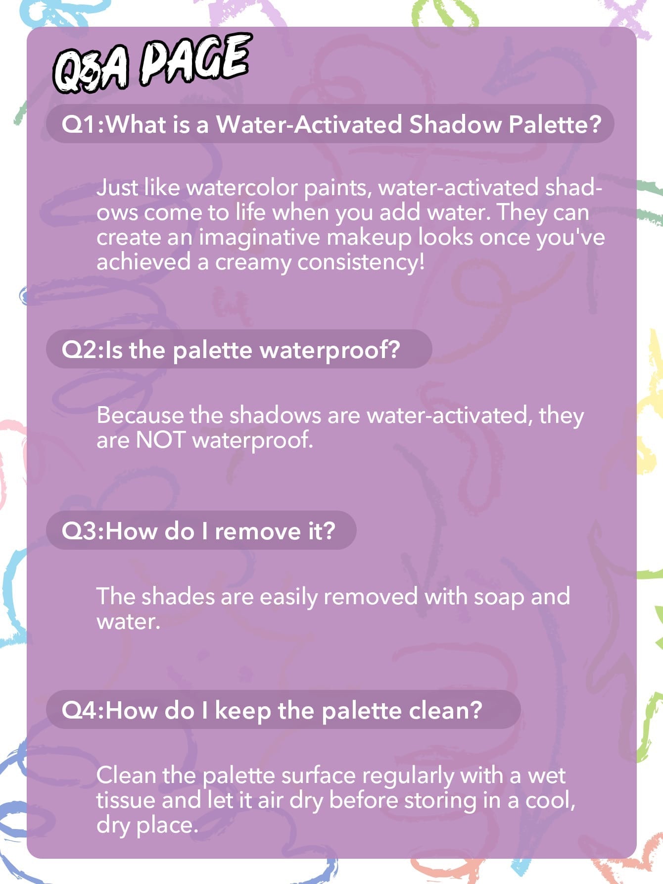 SHEGLAM Art Class Water-Activated Eyeshadow Palette — 6 Shades