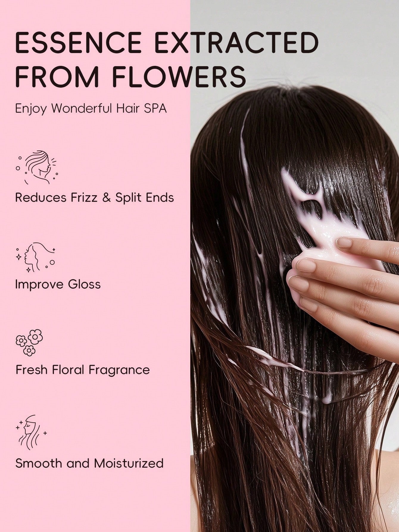 LAIKOU Japan Sakura Shampoo & Conditioner Set — Argan Oil, Shea Butter & Hyaluronic Acid | 400ml / 13.53 fl oz