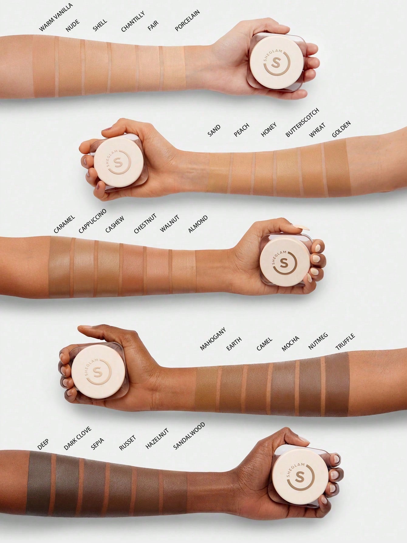 SHEGLAM Skin Focus Full Coverage Concealer Balm — 37 Shades