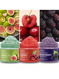 EELHOE Gentle Exfoliating Sugar Scrub | Green Fig, Cherry & Blackberry | 120g / 4.23 oz