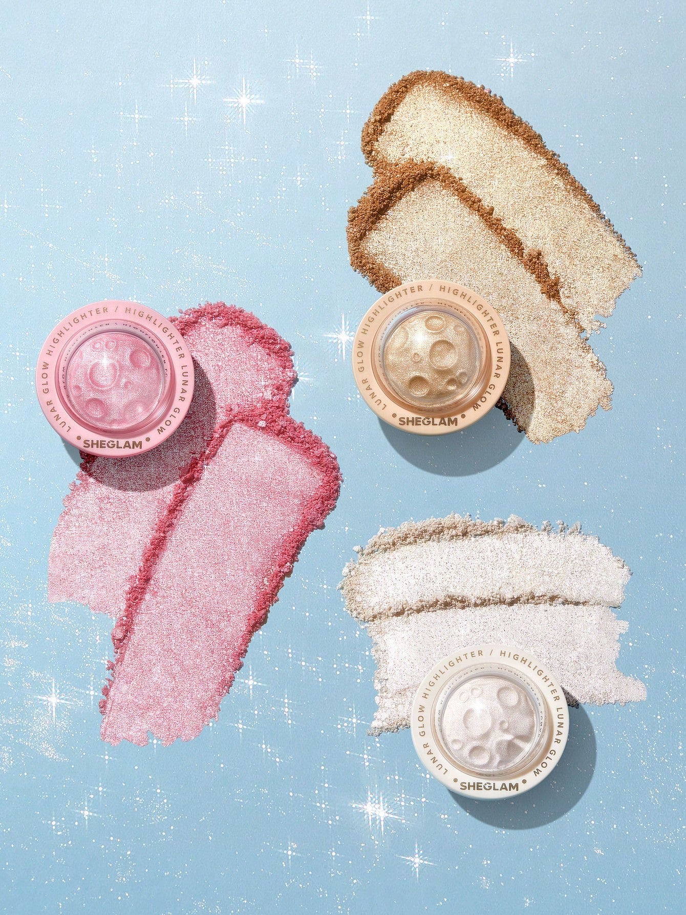 SHEGLAM Lunar Glow Highlighter — 3 Shades