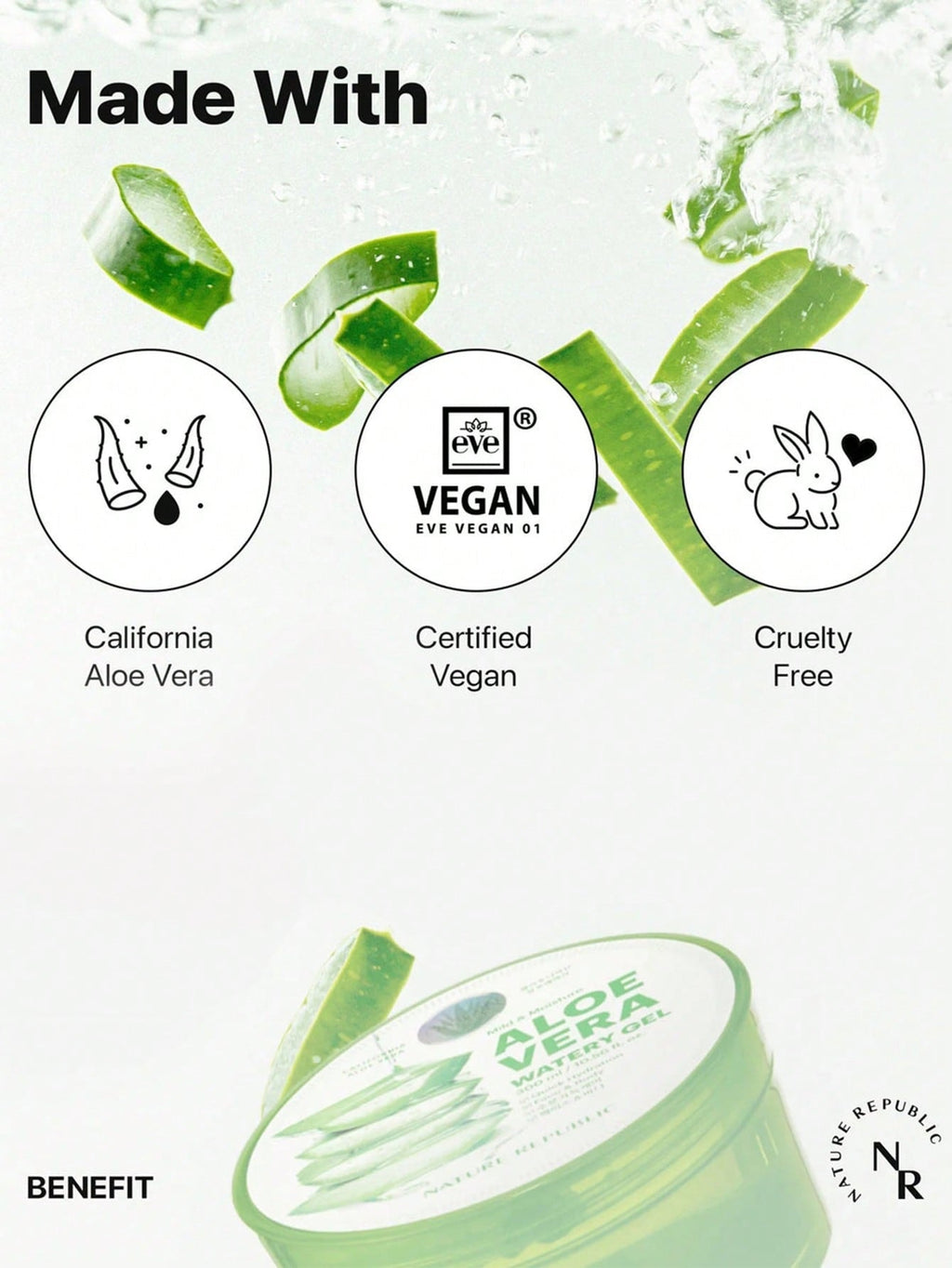 Nature Republic Original Aloe Vera 92% Soothing Gel — 300ml