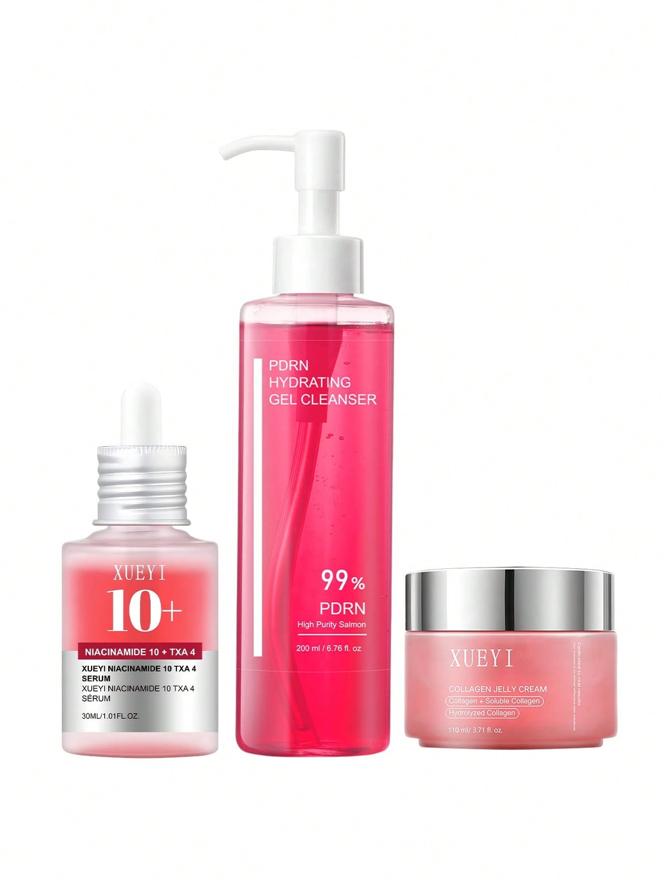XUEYI Niacinamide Collagen Set — Cleanser + Serum + Cream (3-Piece)