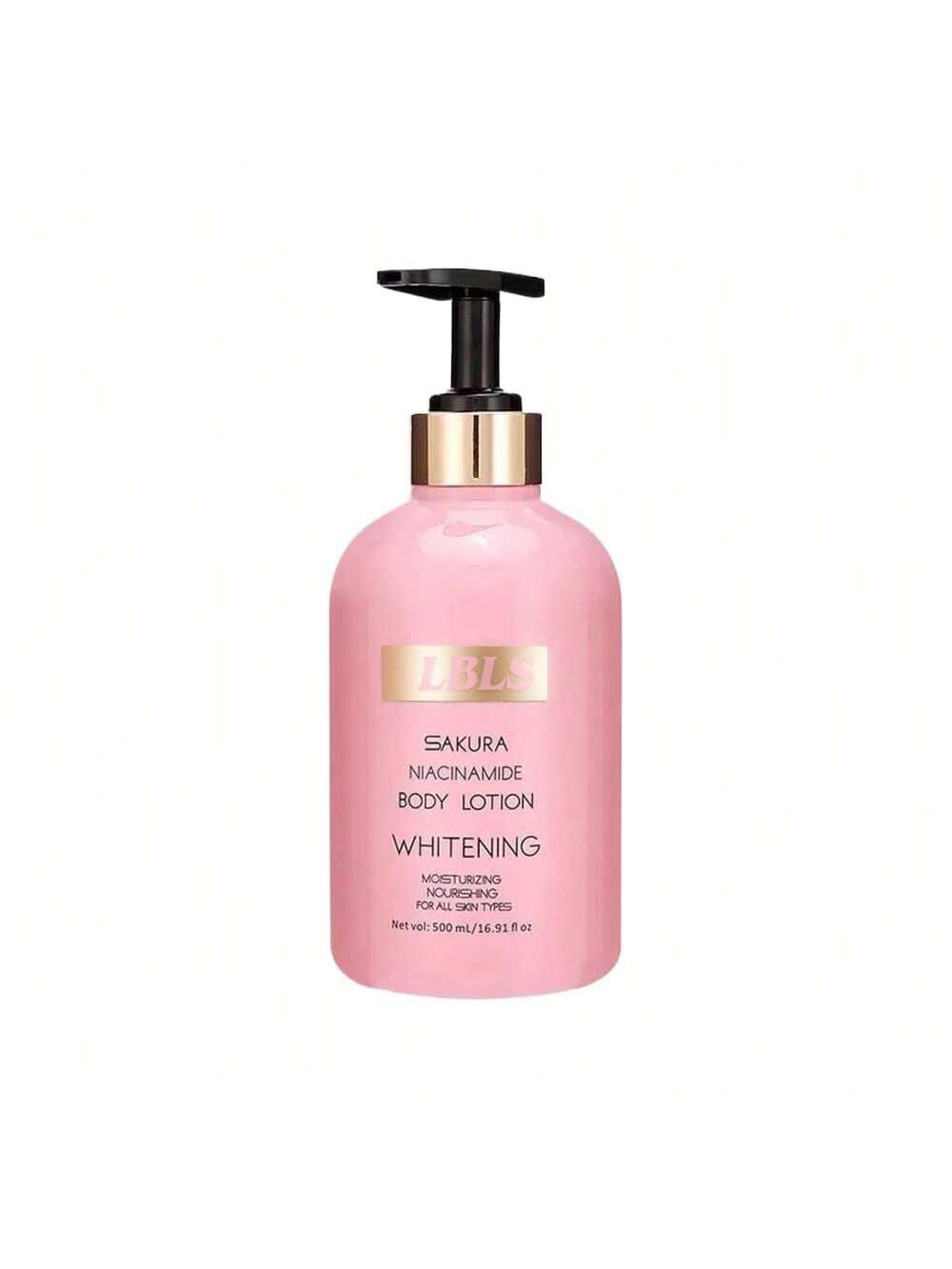 LBLA Sakura Niacinamide Whitening Body Lotion | Moisturising, Nourishing, For All Skin Types | 500ml / 16.91 fl oz