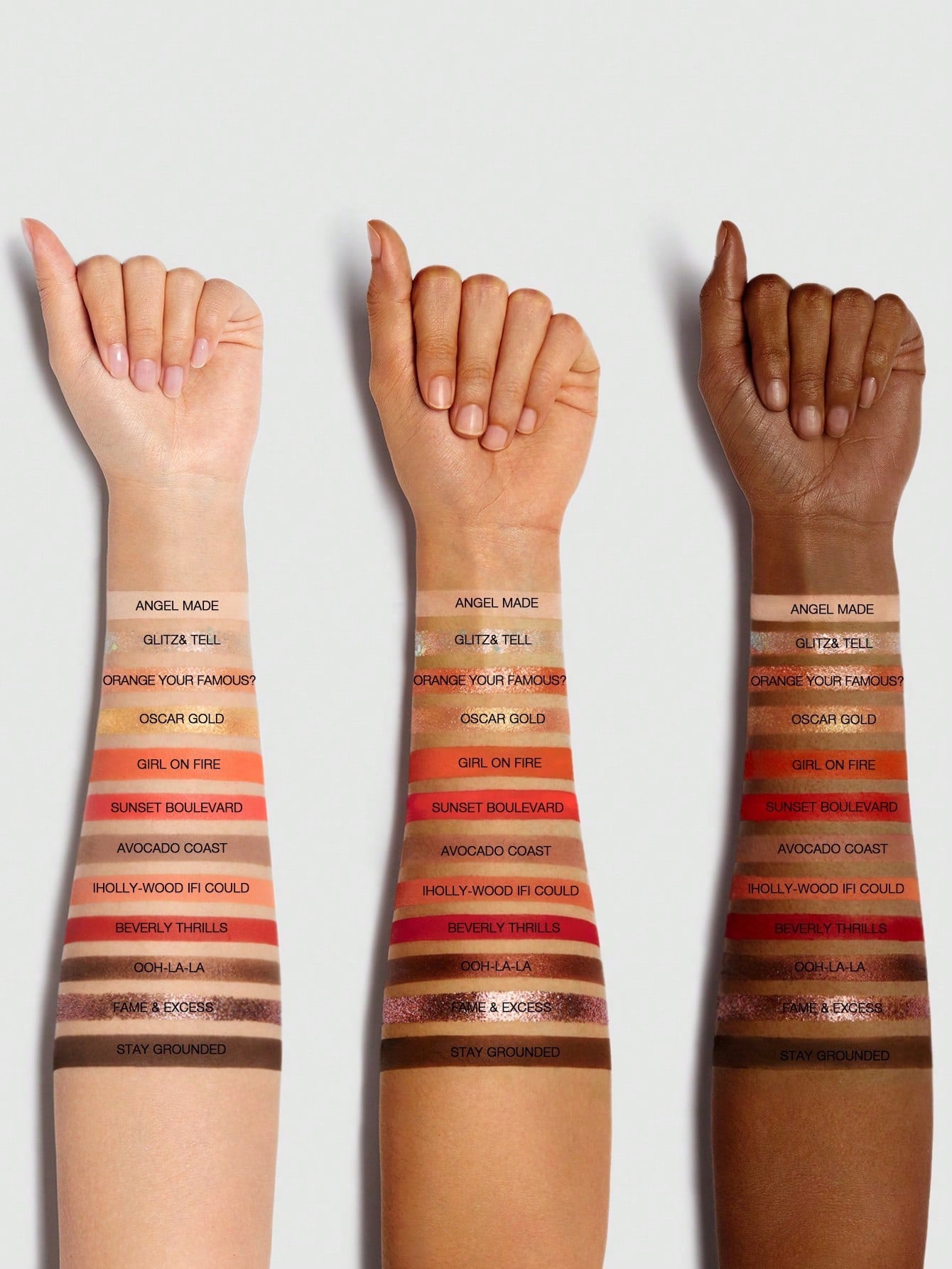 SHEGLAM Los Angeles Stay Juicy Eyeshadow Palette — 12 Shades