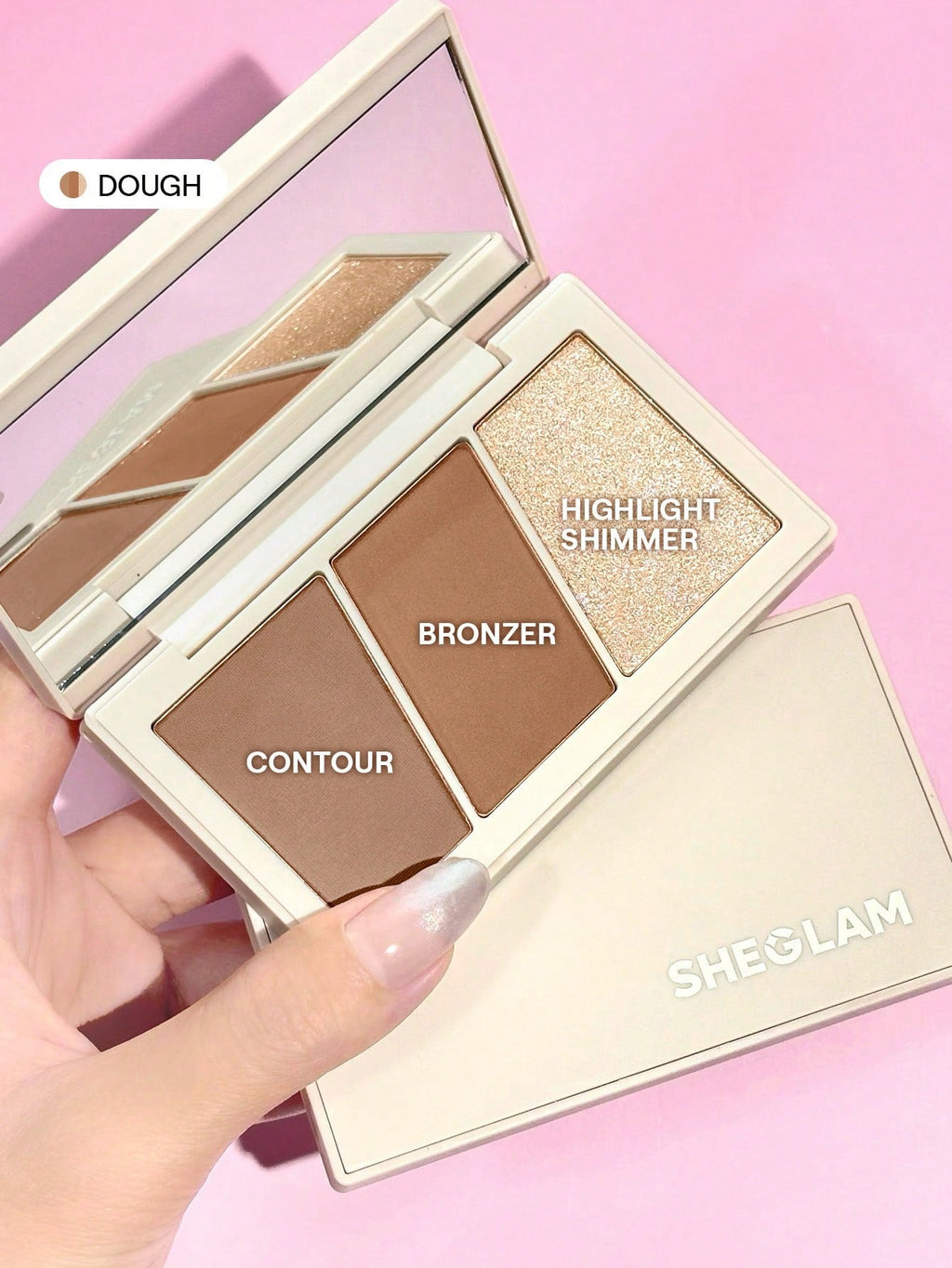 SHEGLAM 3-Color Sculpting Palette — Dough