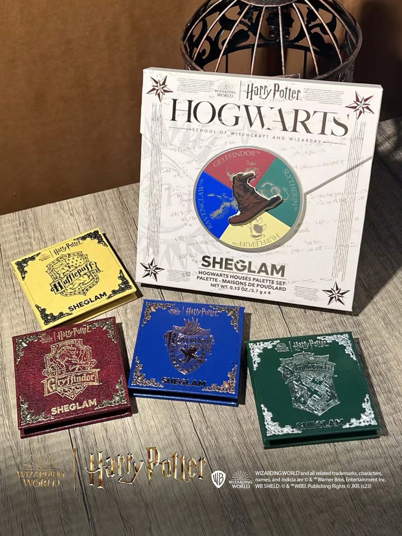 SHEGLAM x Harry Potter Hogwarts Houses Palette Set — 4 Mini Palettes