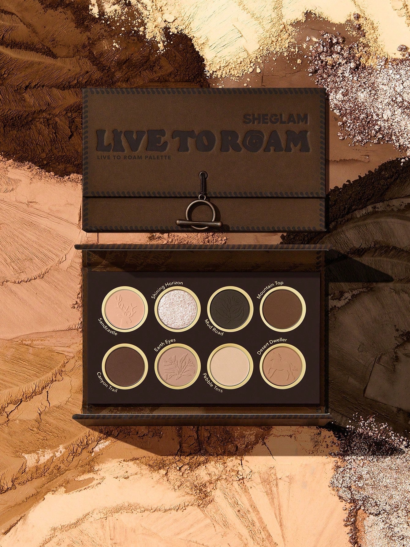 SHEGLAM Live To Roam Eyeshadow Palette — 8 Shades