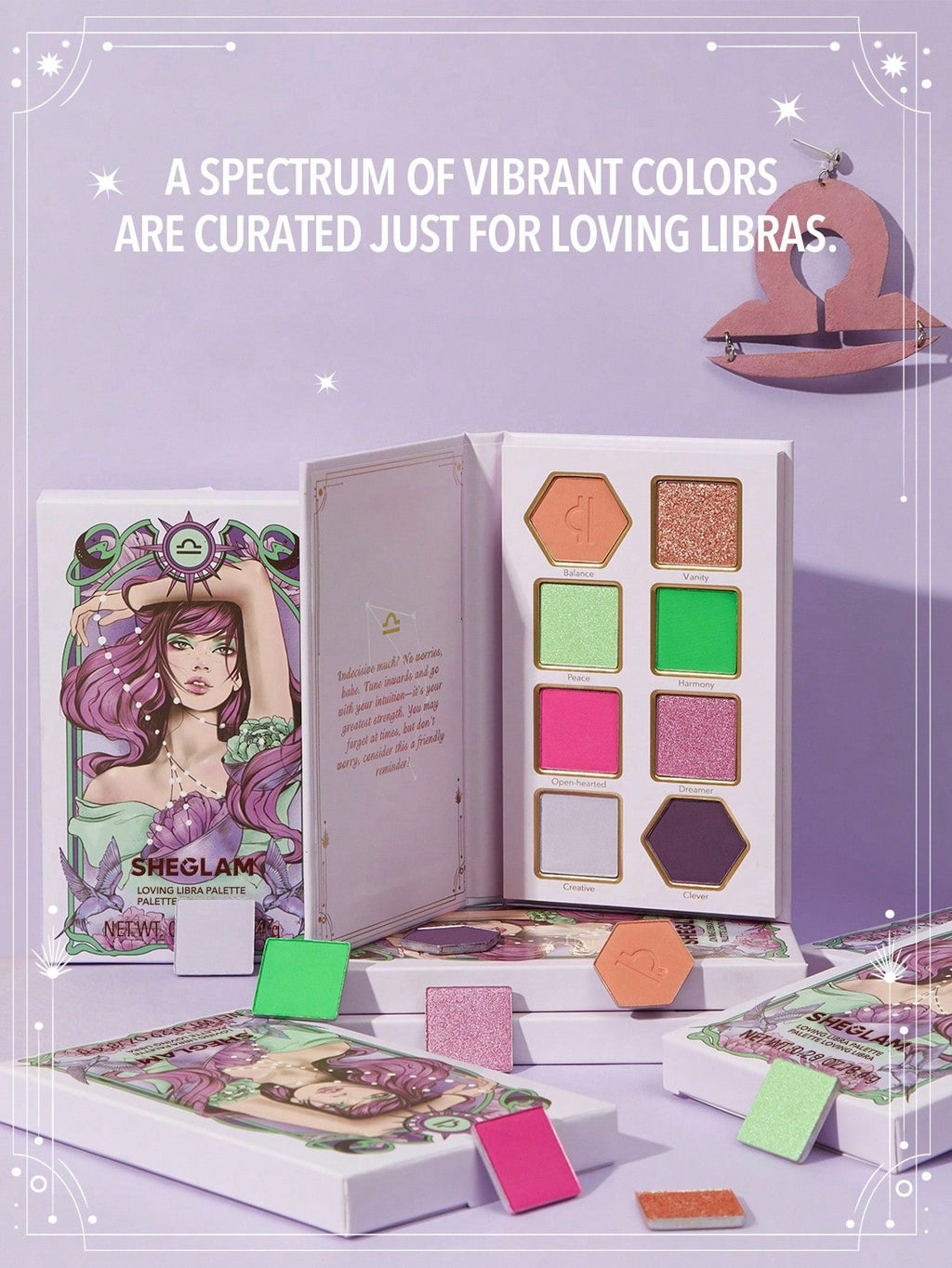 SHEGLAM Loving Libra Eyeshadow Palette — 8 Shades