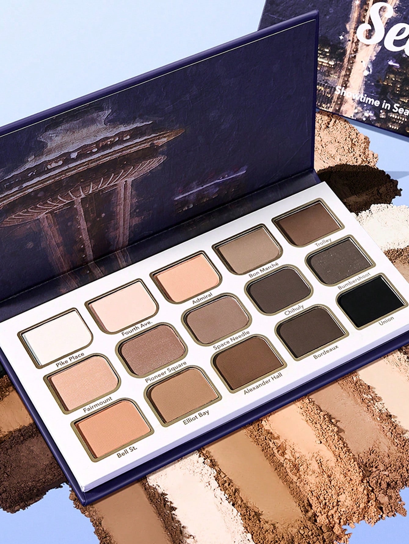 SHEGLAM Showtime in Seattle Eyeshadow Palette — 15 Shades