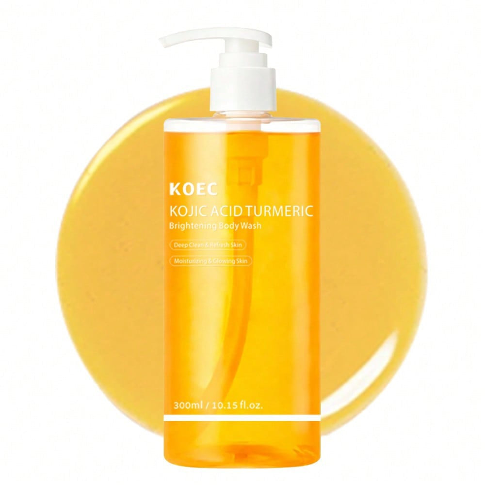 KOEC Kojic Acid Turmeric Brightening Body Wash | 300ml / 10.15 fl oz
