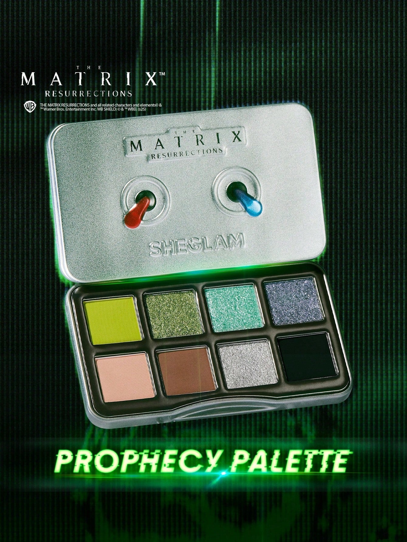 SHEGLAM x The Matrix Resurrections Prophecy Palette — 8 Shades