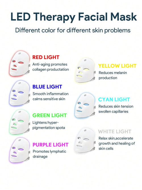 7-in-1 LED Therapy Facial Mask