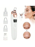 Electric Blackhead Remover Vacuum — 4-Head Pore Suction Device