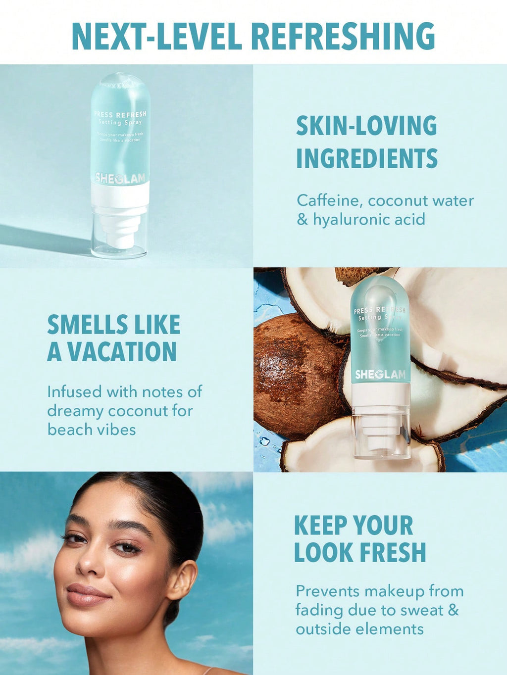 SHEGLAM Press Refresh Setting Spray — Next-Level Refreshing